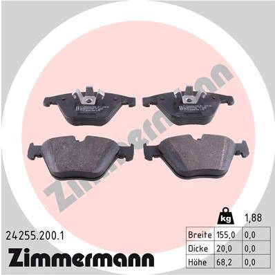 Zimmermann Bremsbeläge vorne BMW E90 E91 X1 E84