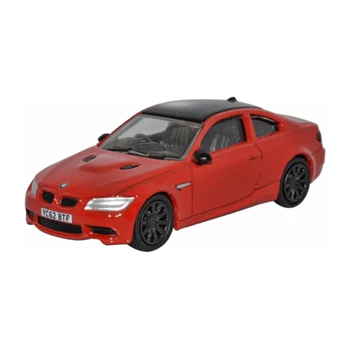 Oxford 76M3004 BMW M3 (E92) rot/schwarz Maßstab 1:76