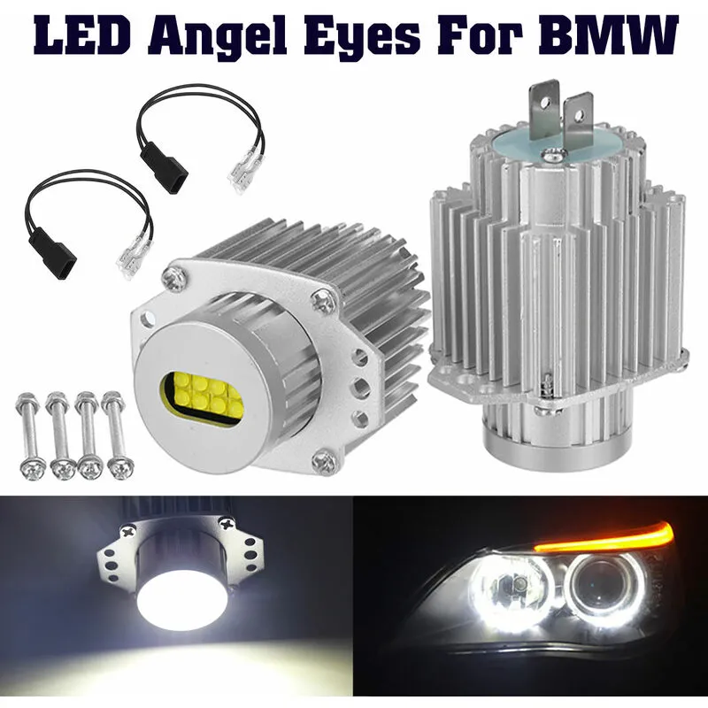 Manta - 2pcs Angel Eyes LED-Scheinwerfer-Markierungslicht weiß für BMW E90 E91 3er 06-08
