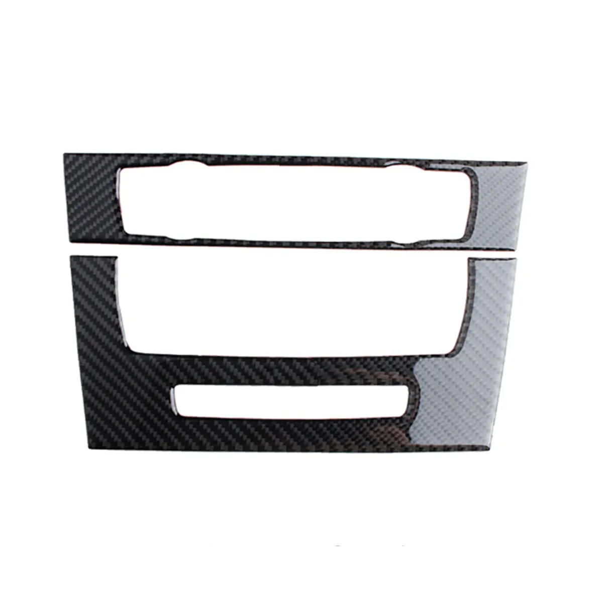 Zentralsteuerung CD Volume Box Real Carbon Fiber Panel Dekoration Innenmodifizierte Autoteile Für BMW 3er E90 E92