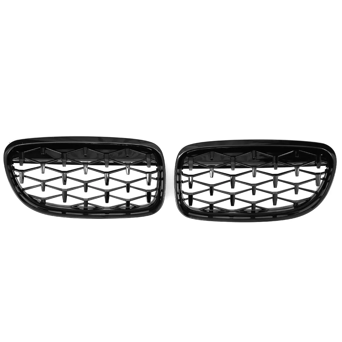 Vordere Niere Diamond Meteor Style Grill Grill Schwarzes Netz Für BMW E90 51137201969 51137201970
