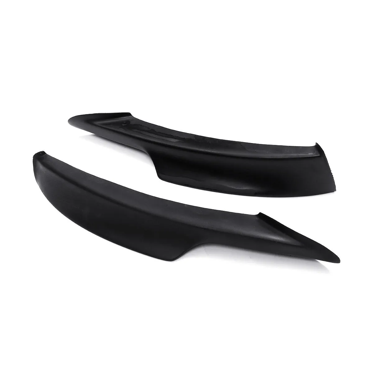 Schwarzes vorderes Stoßstangenlippenteiler-Diffusor-Schutz-Paar für BMW E90 335i 328i LCI M-Tech 2009-2012