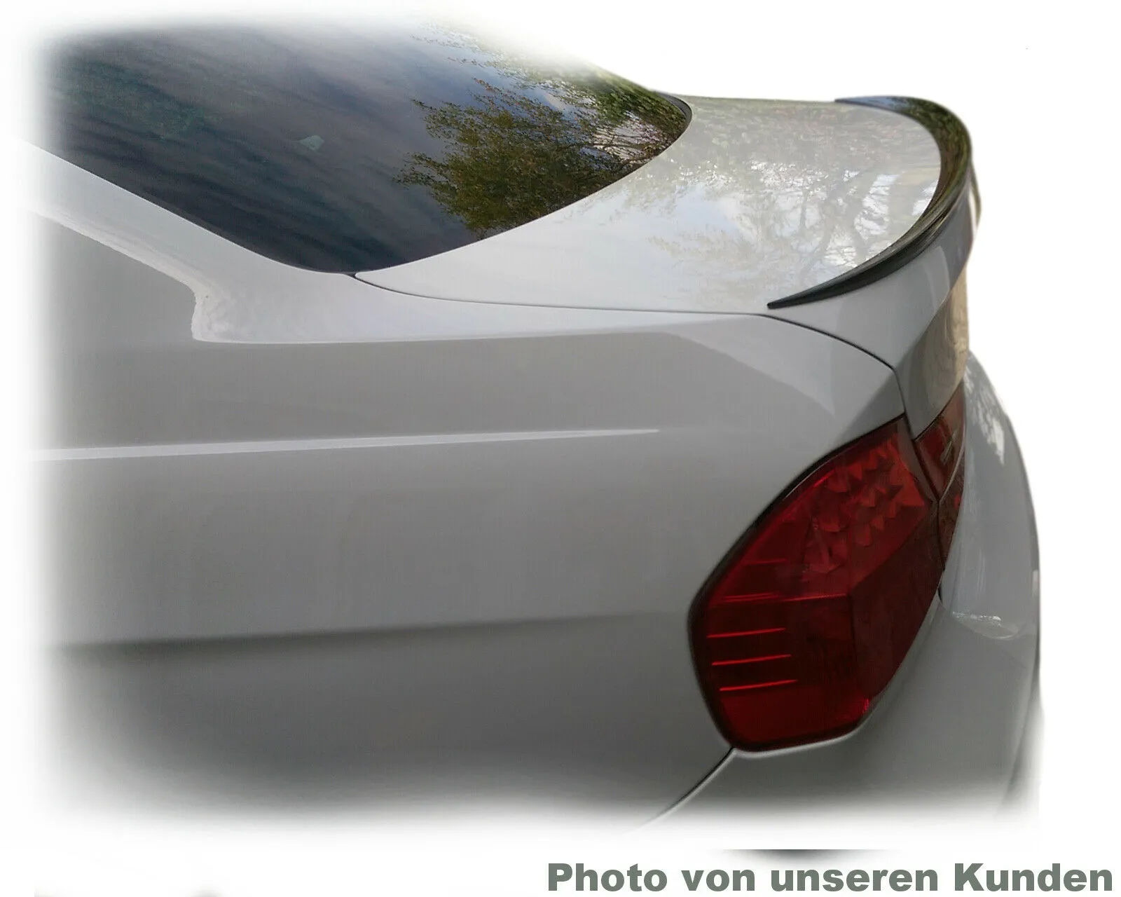 für BMW E90 Tuning Heckspoiler Lippe LACKIERT SCHWARZ Kofferraum Spoiler