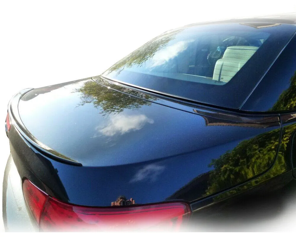 für BMW E90 Tuning Heckspoiler Lippe LACKIERT SCHWARZ Kofferraum Spoiler