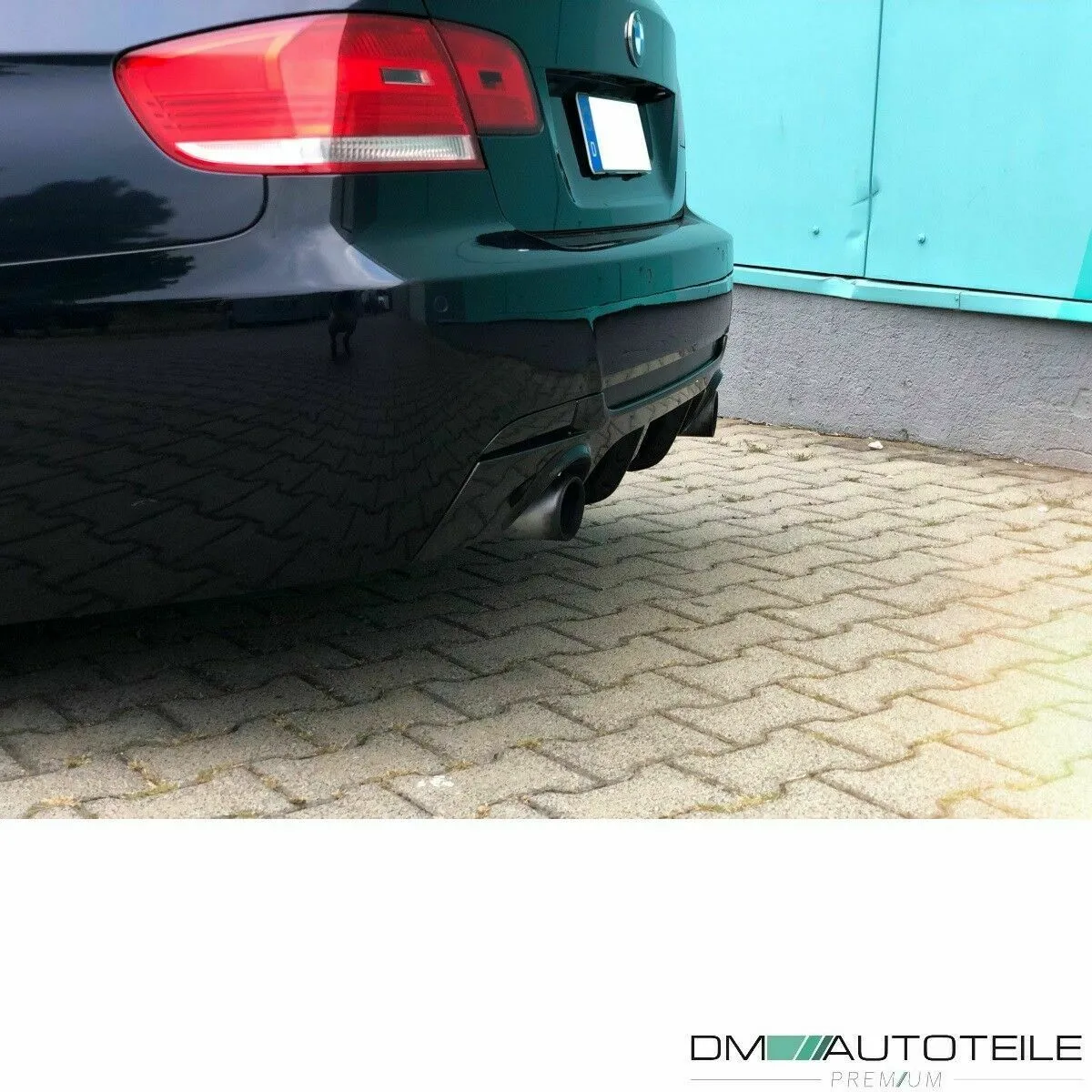 Sport-Performance Heckdiffusor 335i 335d Schwarz passt für BMW E92 E93 M-Paket