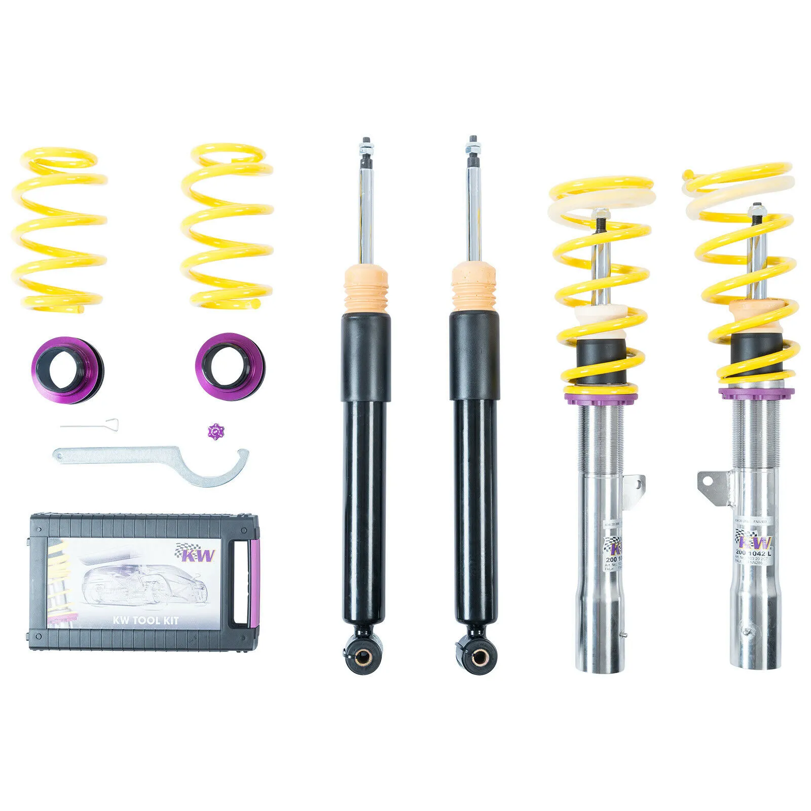 KW Gewindefahrwerk V1 Inox BMW 3er (E90, E91), (390L, 3L, 3K) Limo