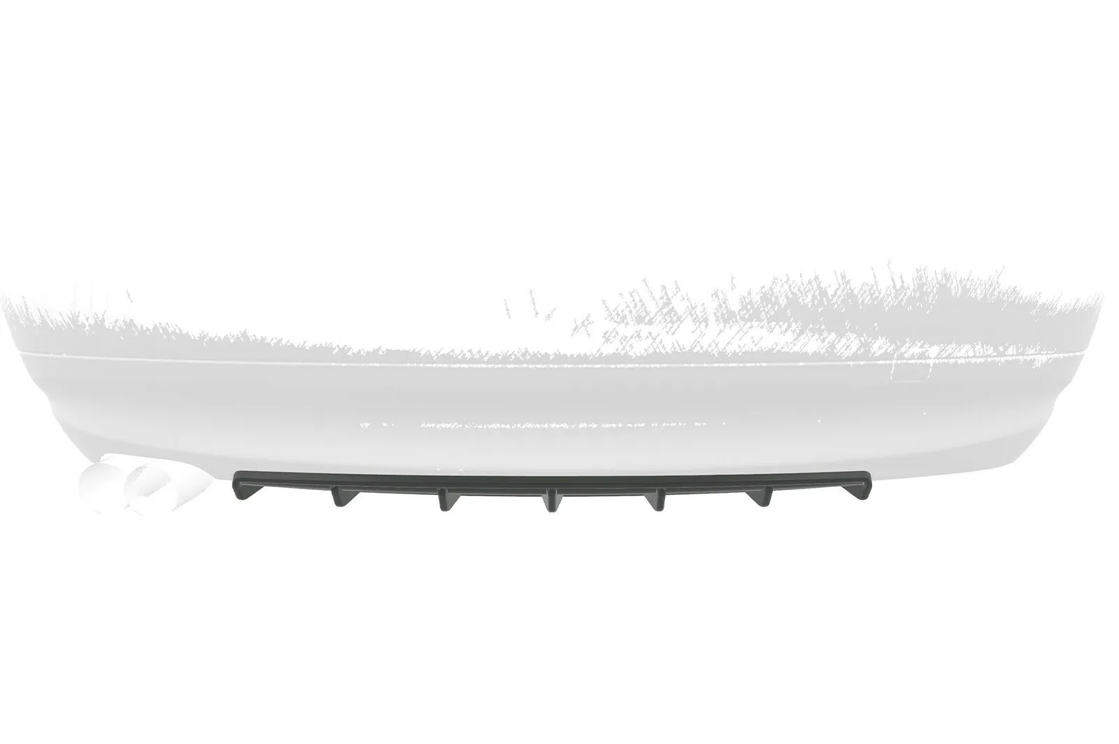 Heck Ansatz Spoiler Tuning Diffusor für BMW 3er E90 / E91 HA284-S
