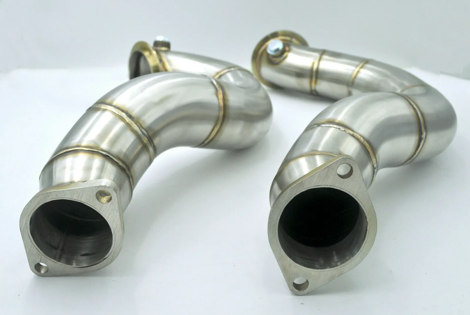 DOWNPIPE 3" 76MM ERSATZROHR für BMW E90 E92 E93 335i E82 135i N54 EDELSTAHL