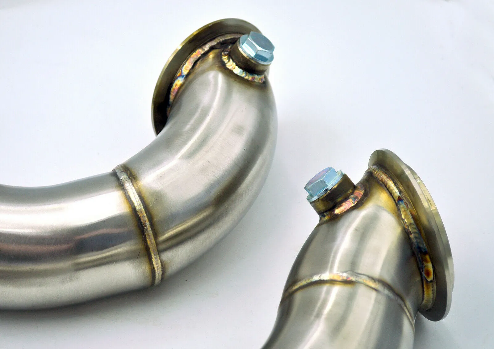 DOWNPIPE 3" 76MM ERSATZROHR für BMW E90 E92 E93 335i E82 135i N54 EDELSTAHL