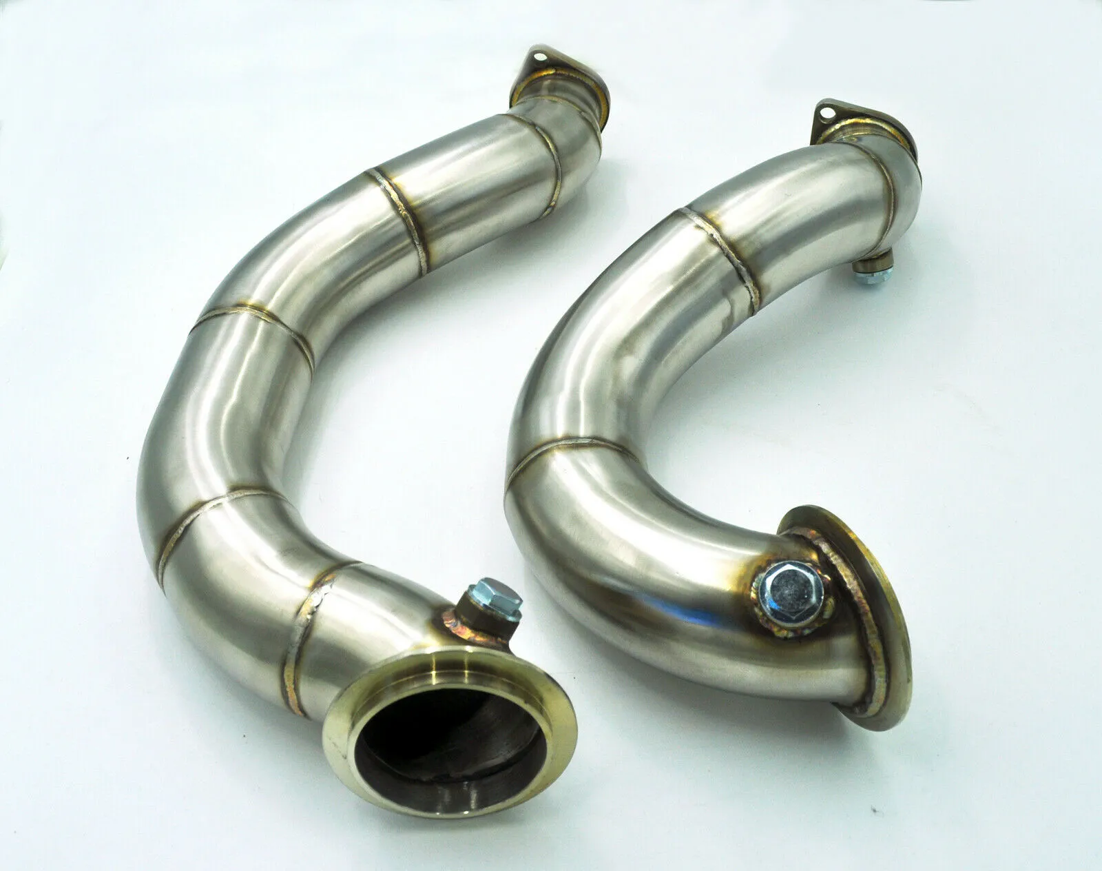 DOWNPIPE 3" 76MM ERSATZROHR für BMW E90 E92 E93 335i E82 135i N54 EDELSTAHL