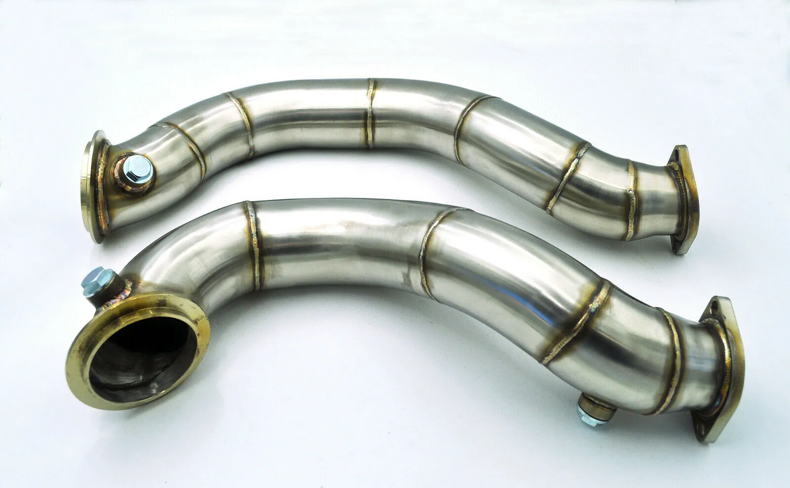 DOWNPIPE 3" 76MM ERSATZROHR für BMW E90 E92 E93 335i E82 135i N54 EDELSTAHL