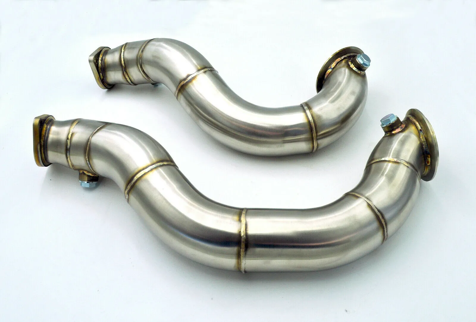 DOWNPIPE 3" 76MM ERSATZROHR für BMW E90 E92 E93 335i E82 135i N54 EDELSTAHL