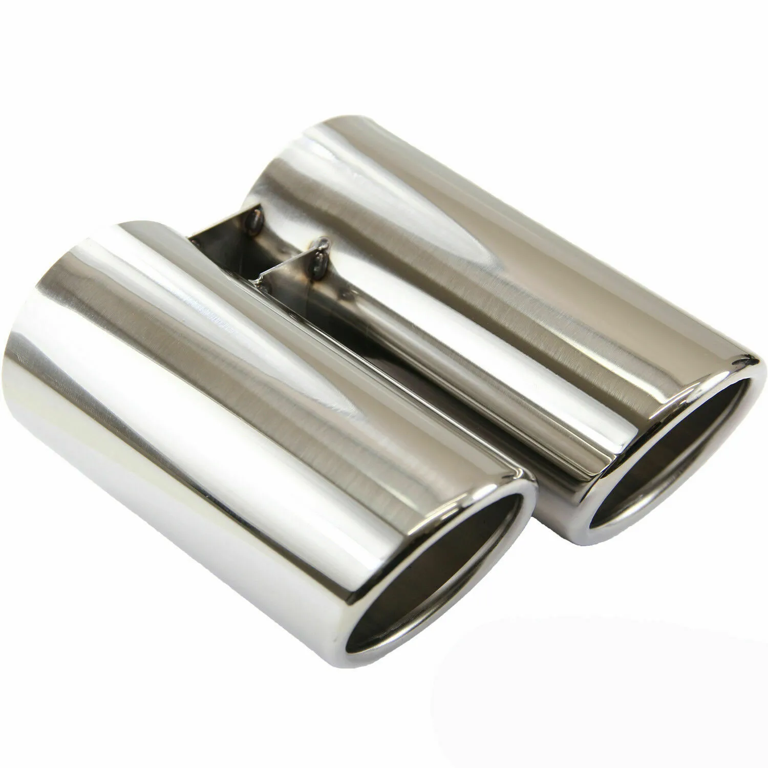 EDELSTAHL Auspuffblende Endrohr Duplex für BMW 3ER E90 E91 E92 E93 Massiv APU-12