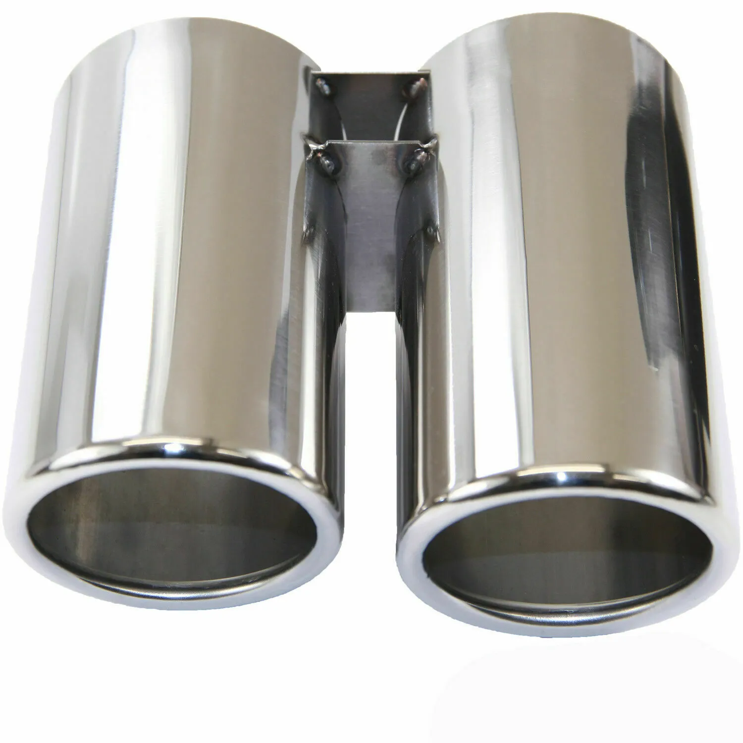 EDELSTAHL Auspuffblende Endrohr Duplex für BMW 3ER E90 E91 E92 E93 Massiv APU-12