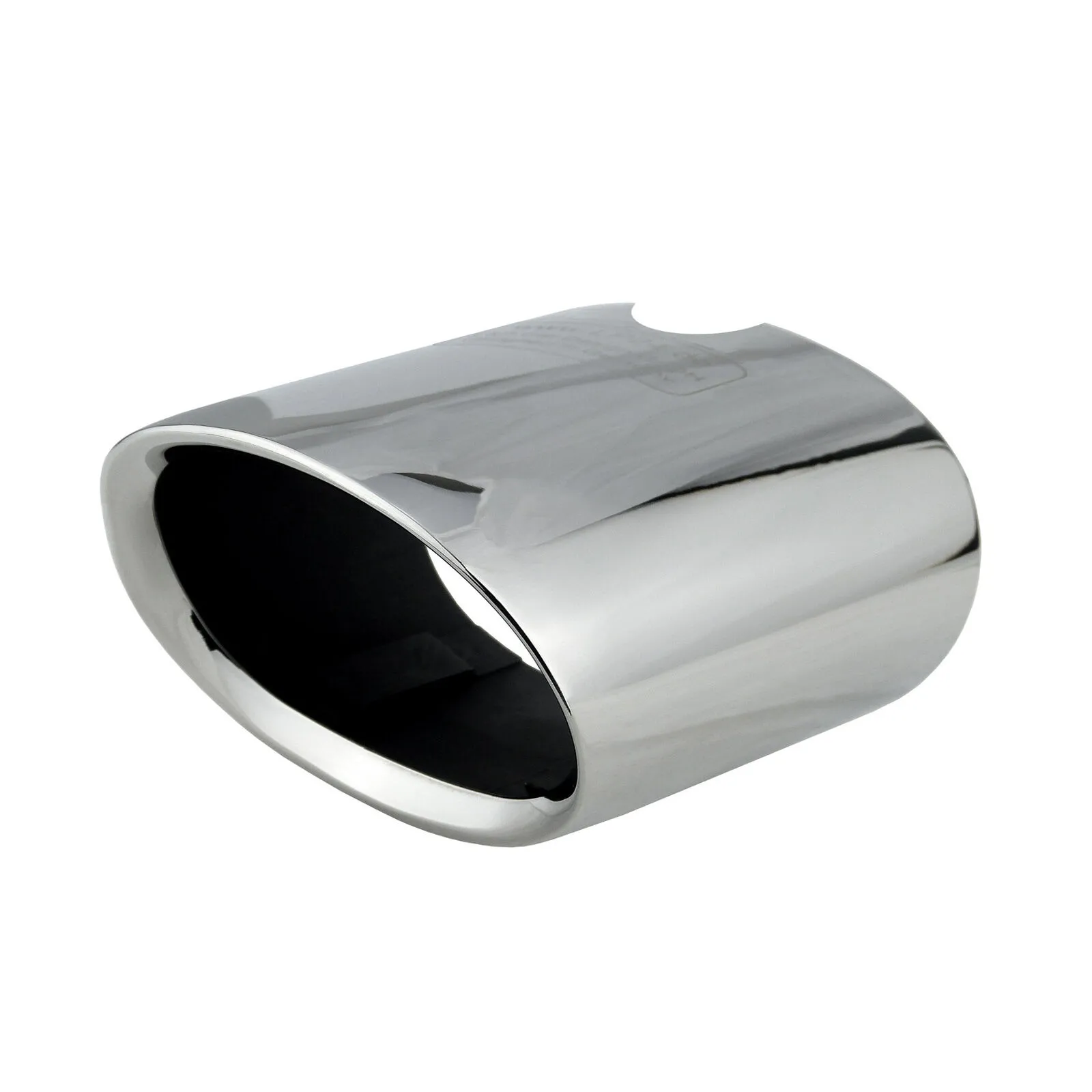 Endrohrblende f BMW 3er e90 e91 e92 e93 LCI Facelift Auspuff Blende Chrom Oval