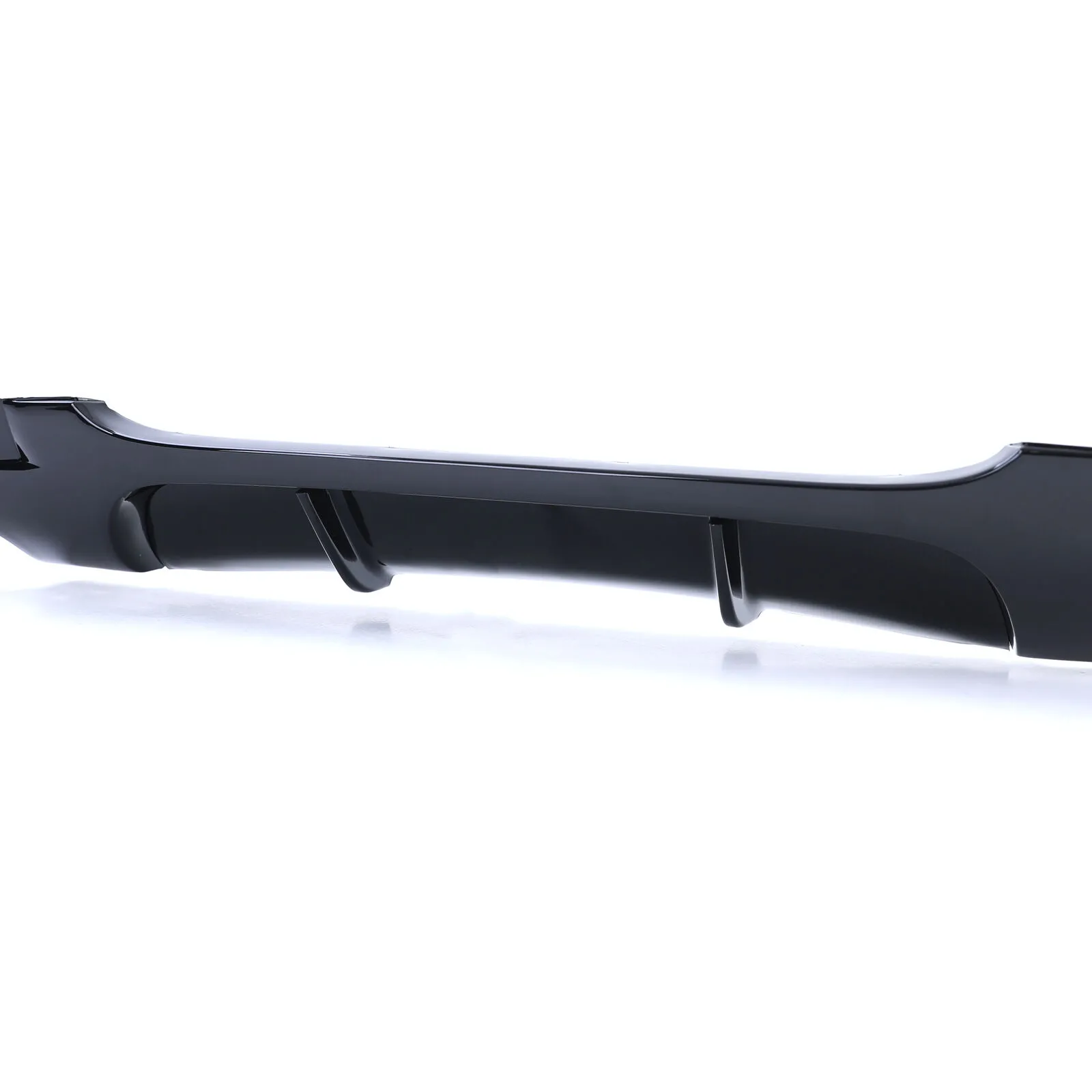 Heck Diffusor Doppelrohr Performance Schwarz Glanz passend für BMW 3er E90 05-12