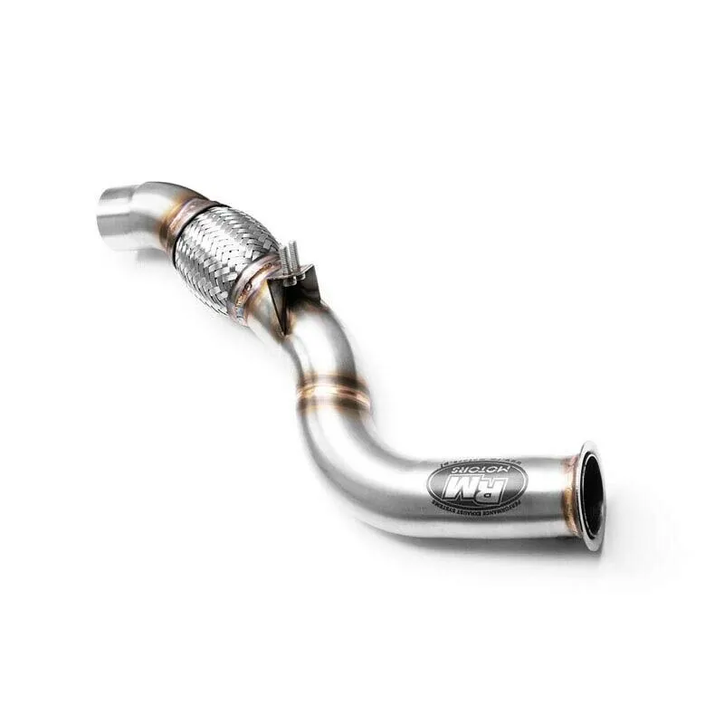 RM Motors Downpipe für BMW 3er 318d E90 ohne Kat Ersatzrohr Edelstahl V2A