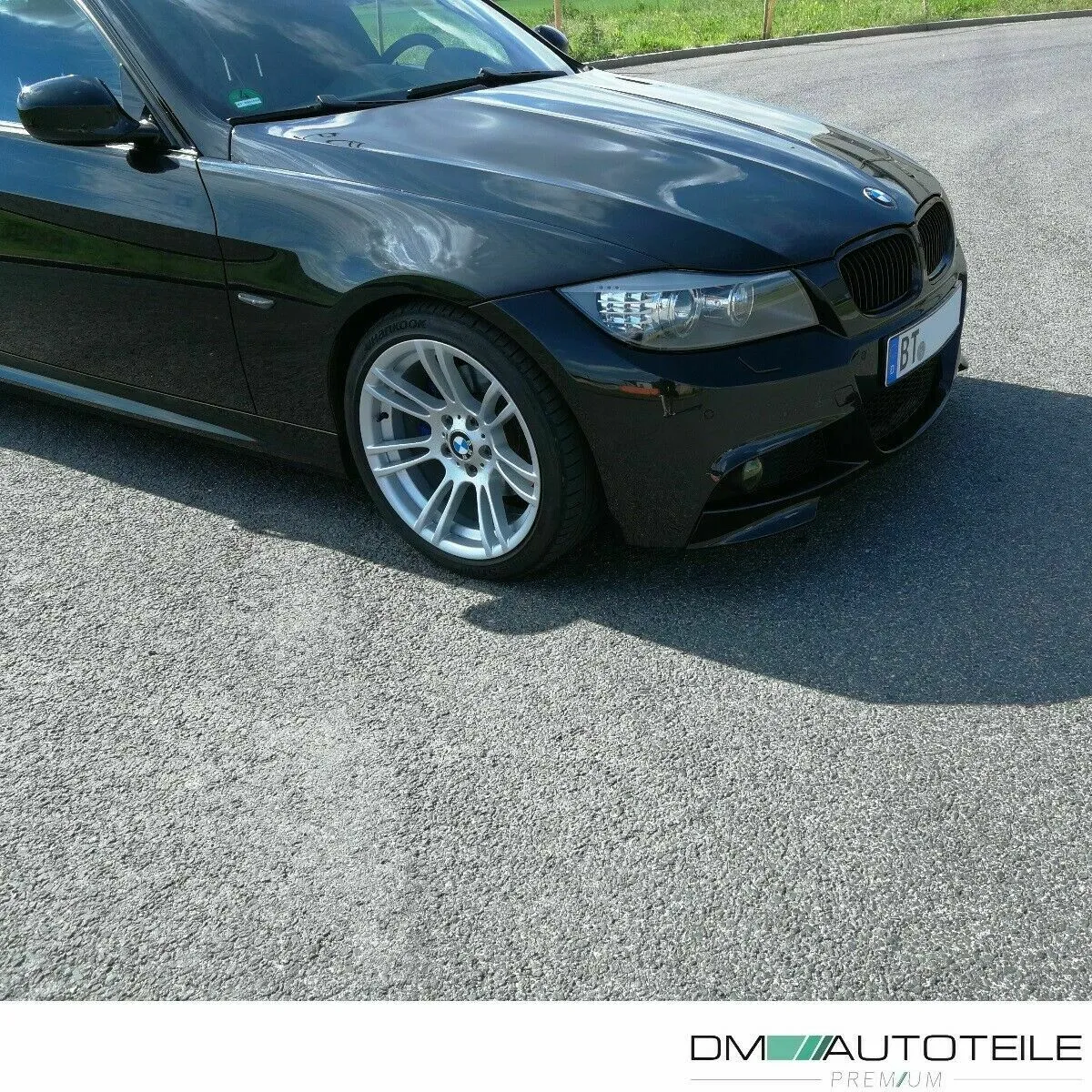 LCI Satz Flaps Stoßstangenspoiler Splitter Lippe passend für BMW E90 E91 LCI