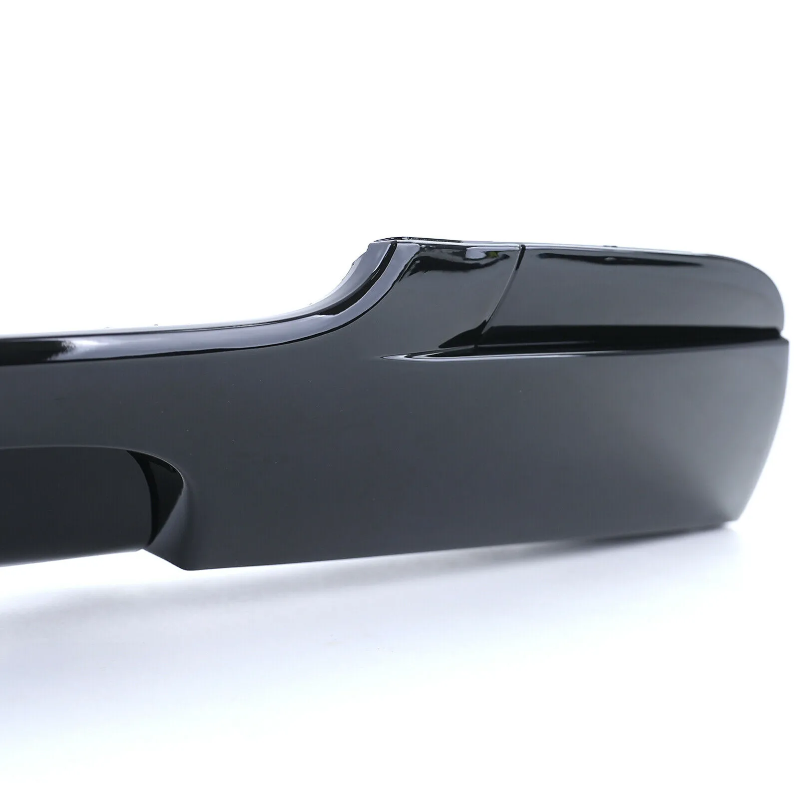 Heck Diffusor Performance Schwarz Glanz Doppelrohr passend für BMW 3er E92 E93