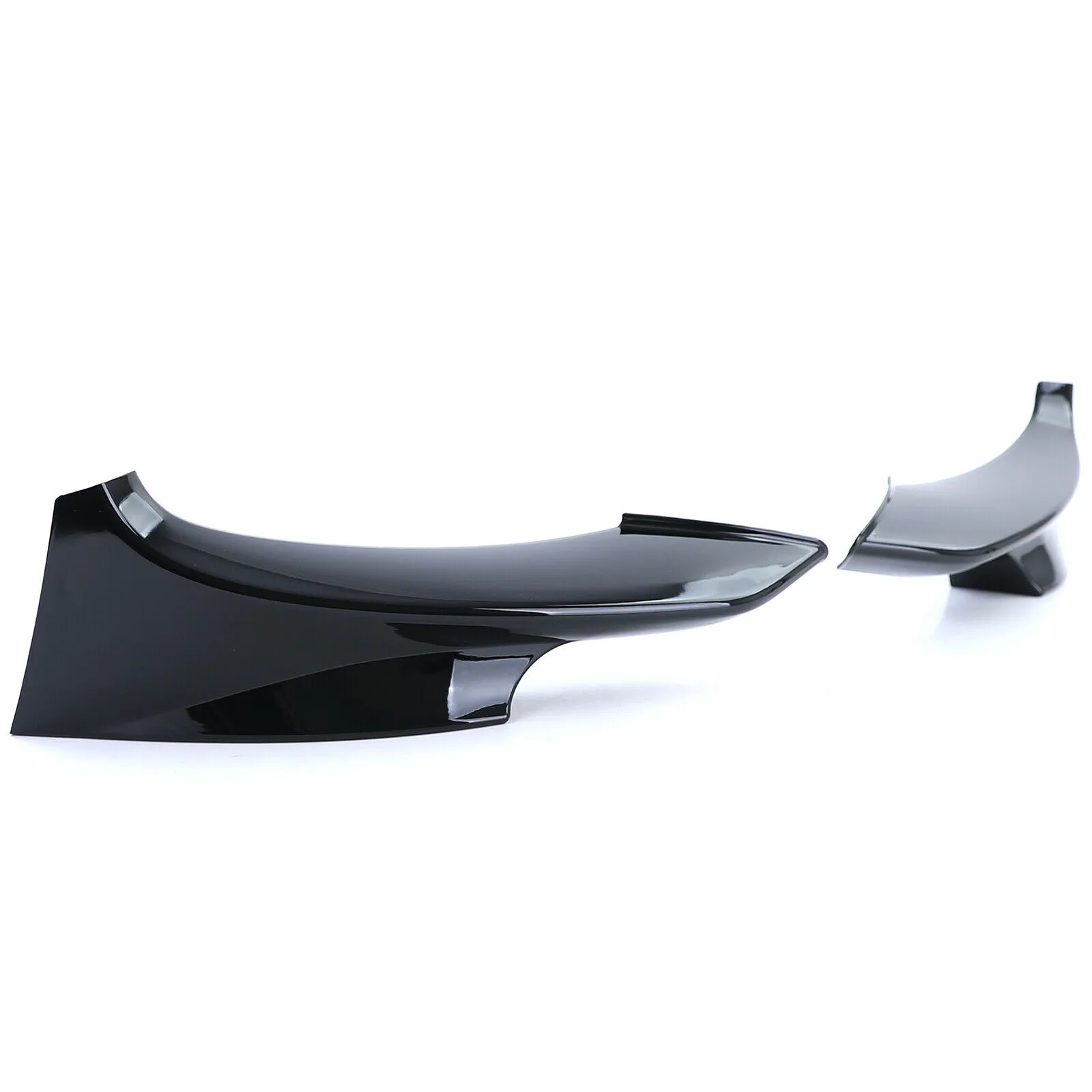 Front Spoiler Ecken Splitter Schwarz Glanz passend für BMW 3er E92 E93 10-13