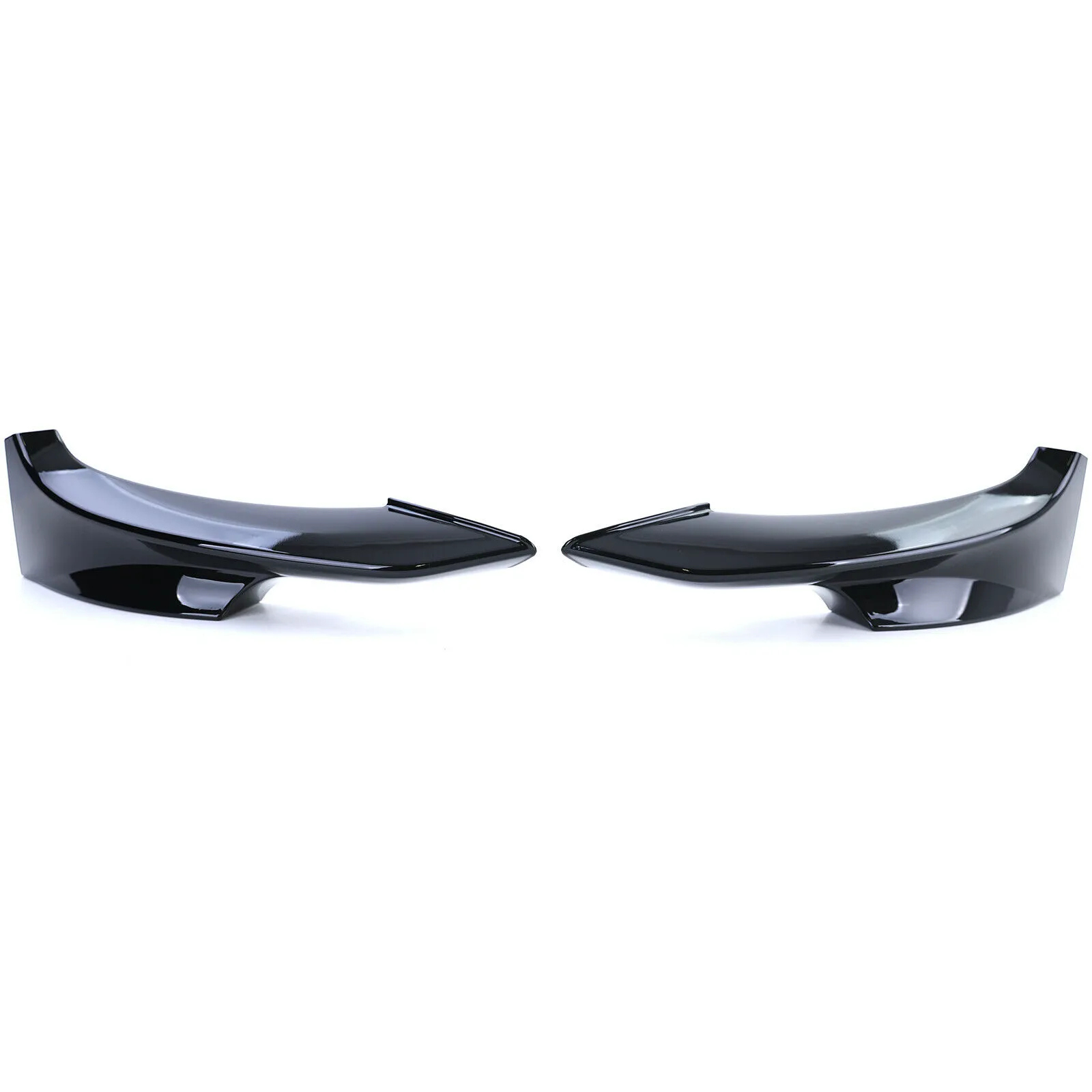 Front Spoiler Ecken Splitter Schwarz Glanz passend für BMW 3er E92 E93 10-13