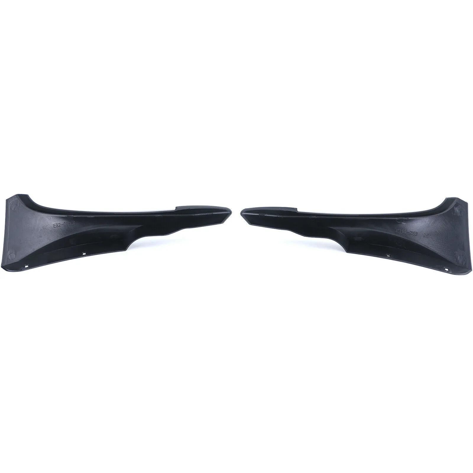 Front Spoiler Ecken Splitter Schwarz Glanz passend für BMW 3er E92 E93 10-13