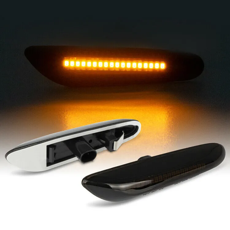 Led Seitenblinker für BMW 3er | E36, E46, E90, E91, E92, E93 | SCHWARZ