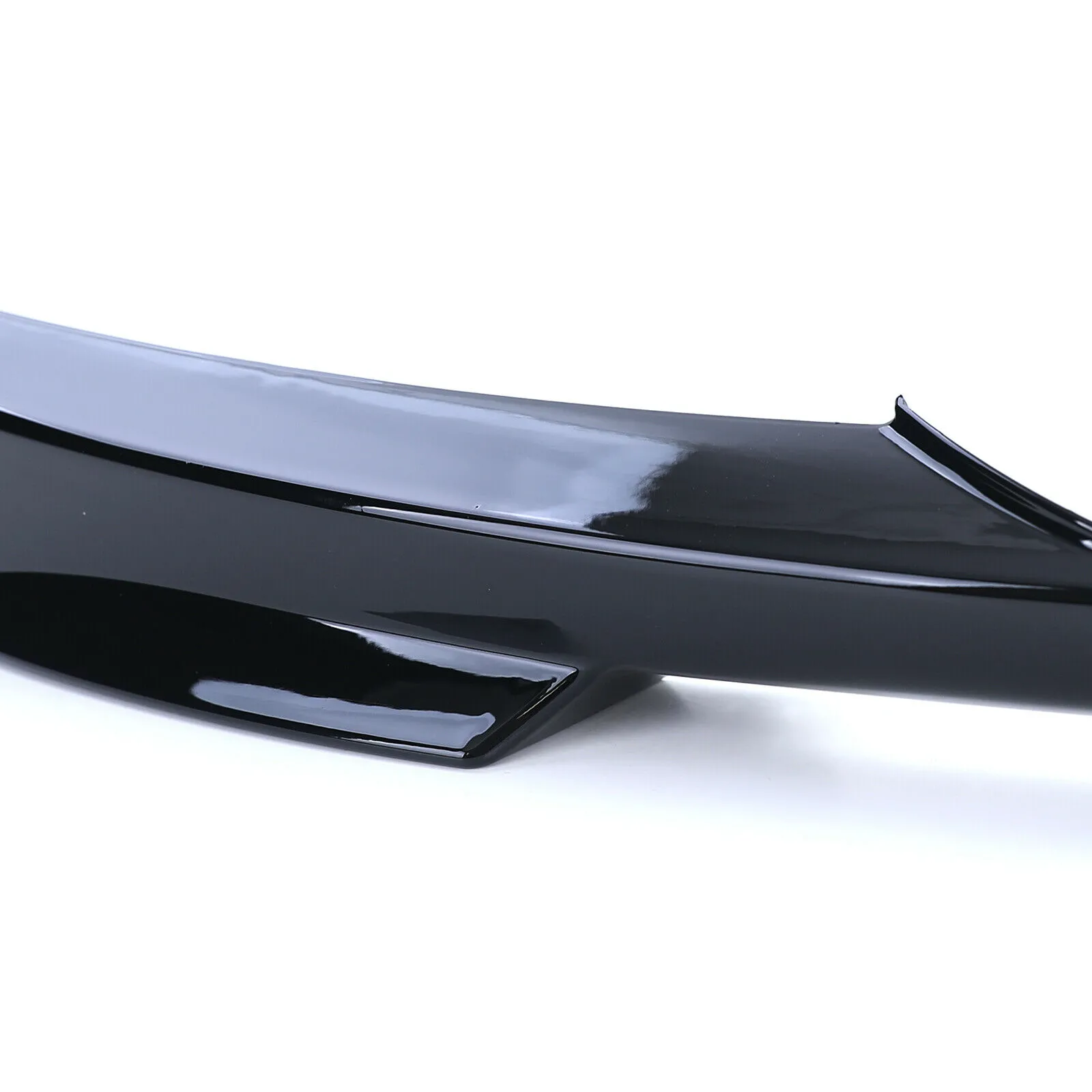 Front Spoiler Ecken Splitter Schwarz Glanz passend für BMW 3er E90 E91 08-12