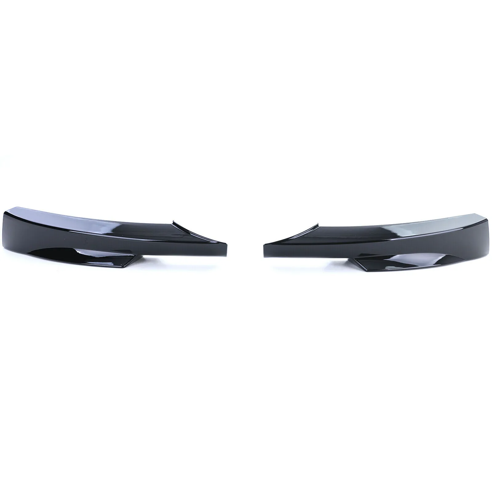 Front Spoiler Ecken Splitter Schwarz Glanz passend für BMW 3er E90 E91 08-12