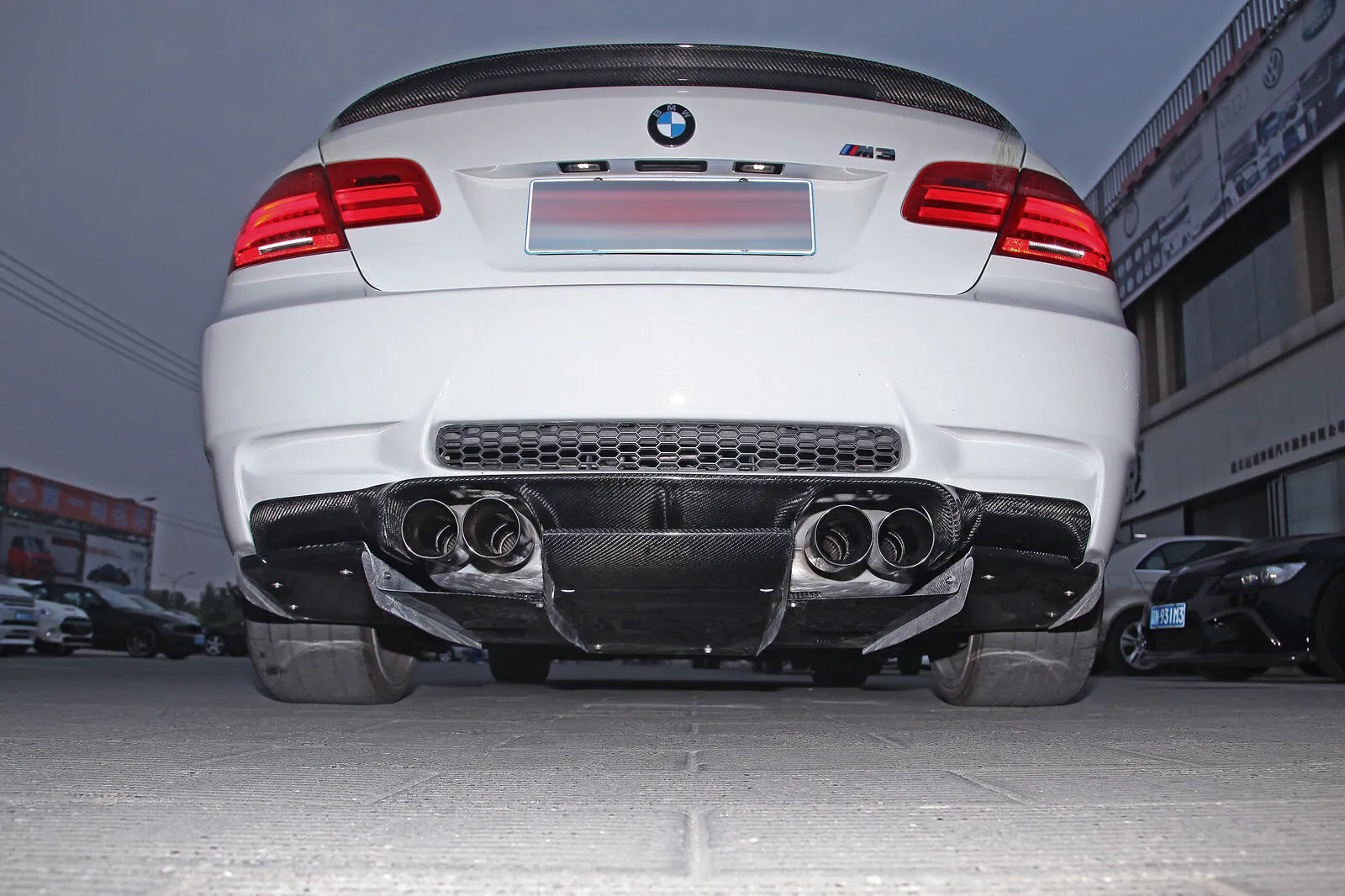 Cstar CARBON GFK HECKDIFFUSER DIFFUSER VAR DIFFUSOR PASSEND FÜR BMW E92 E93 M3 