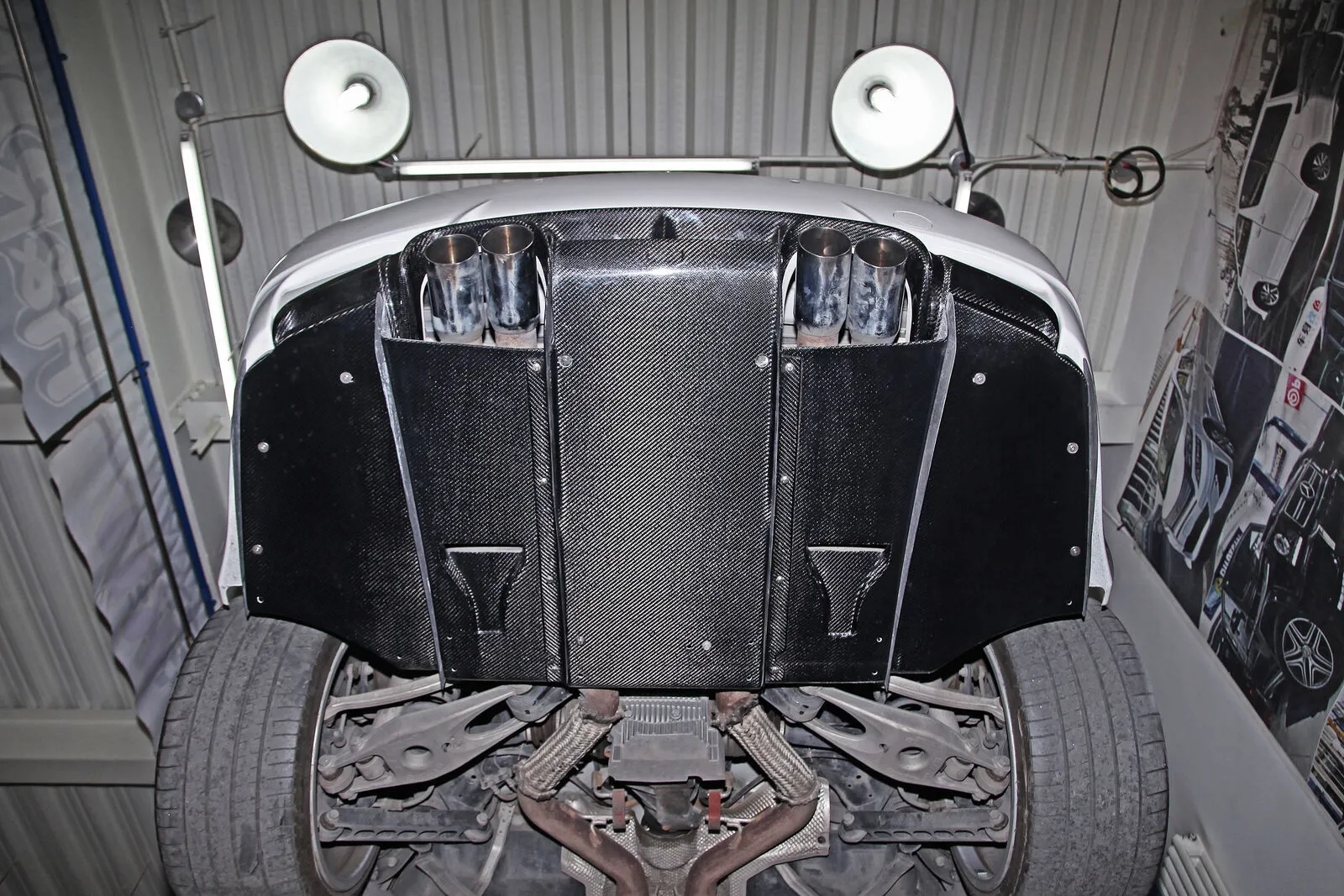 Cstar CARBON GFK HECKDIFFUSER DIFFUSER VAR DIFFUSOR PASSEND FÜR BMW E92 E93 M3 