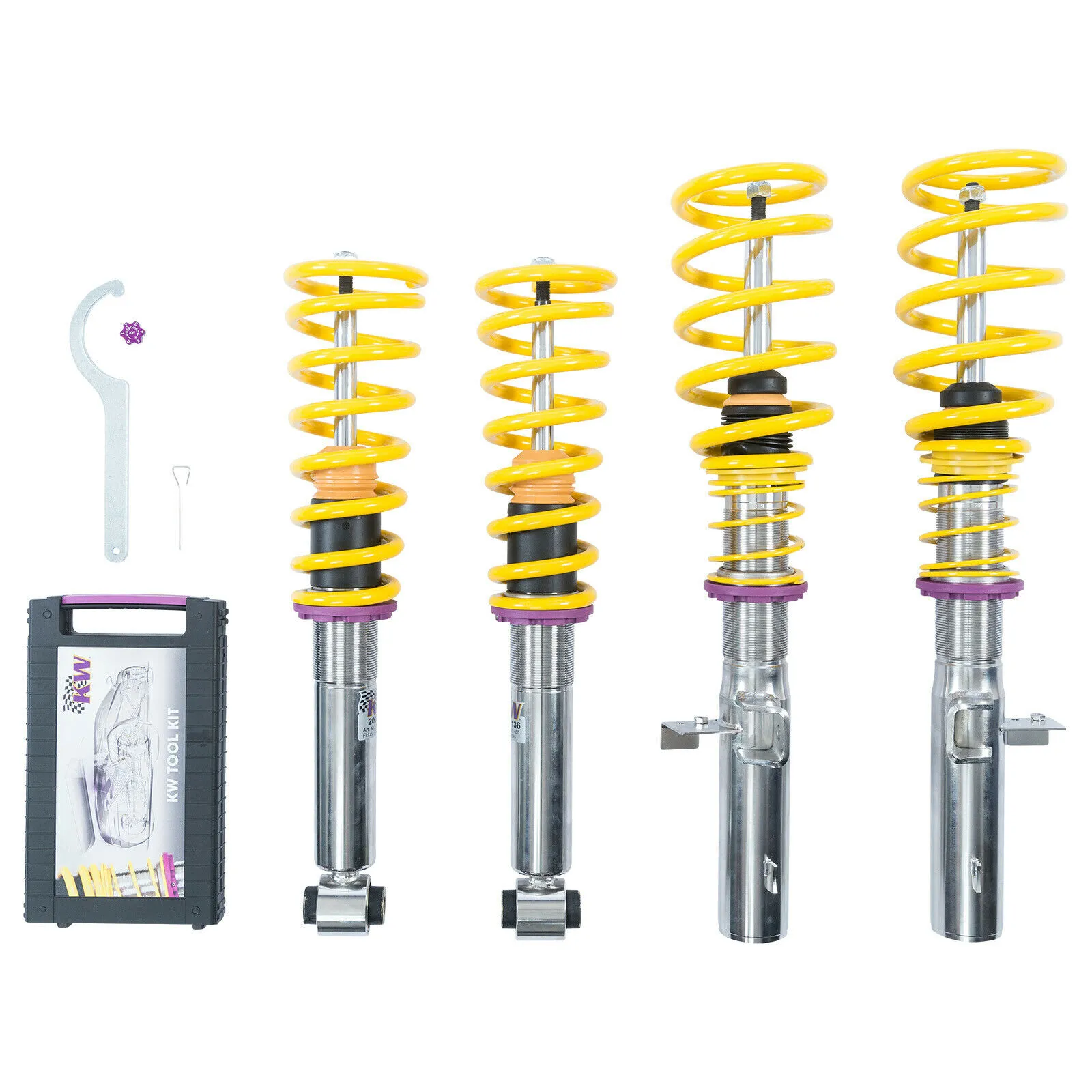 KW Gewindefahrwerk V2 Inox BMW 3er (E90, E91), (390L, 3L, 3K) Limo