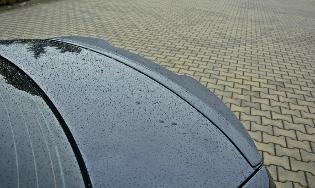 Heck Spoiler Aufsatz Abrisskante für BMW 3er E92 M Paket schwarz Hochglanz
