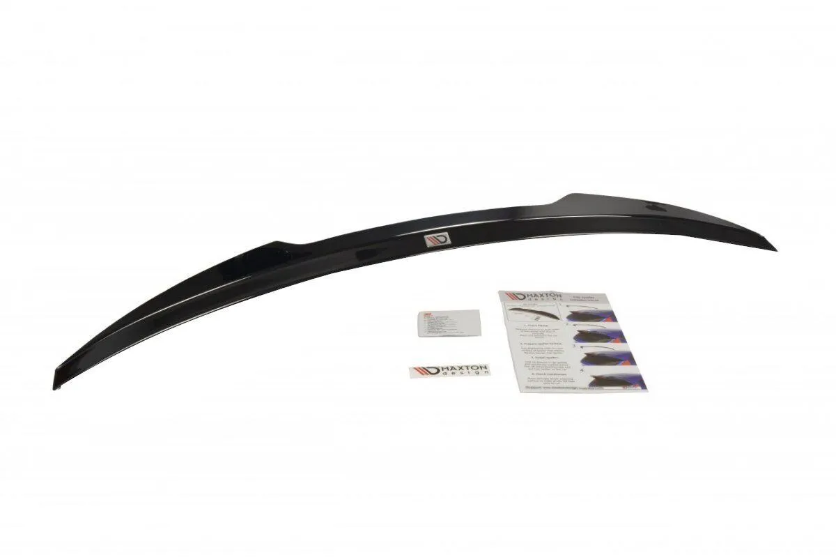 Heck Spoiler Aufsatz Abrisskante für BMW 3er E92 M Paket schwarz Hochglanz