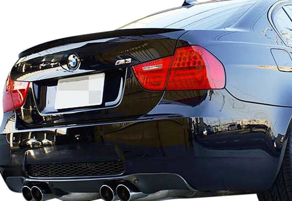 Für BMW 3er E90 Limo Kofferraumspoiler Heckspoiler Spoiler Lippe SELBSTKLEBEND