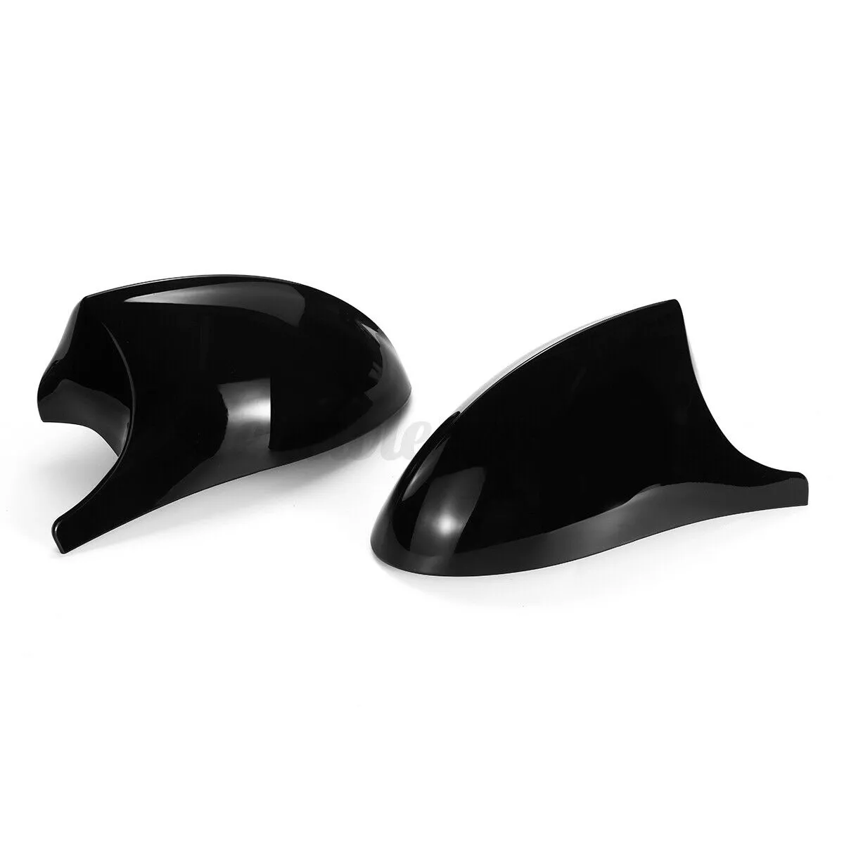 2Pcs M3 Stil Spiegelkappe Gehäuse Glanz Schwarz Für BMW E90 E91 E92 E93 PRE-LCI 