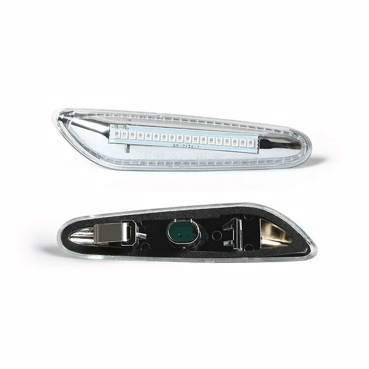 Für BMW E46 E60 E81 E87 E90 E91 E92 Chrom LED Seitenblinker Blinker