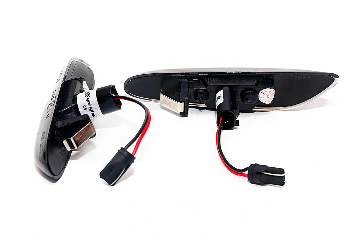 Für BMW E46 E60 E81 E87 E90 E92 Schwarz Rauchglas LED Seitenblinker Blinker