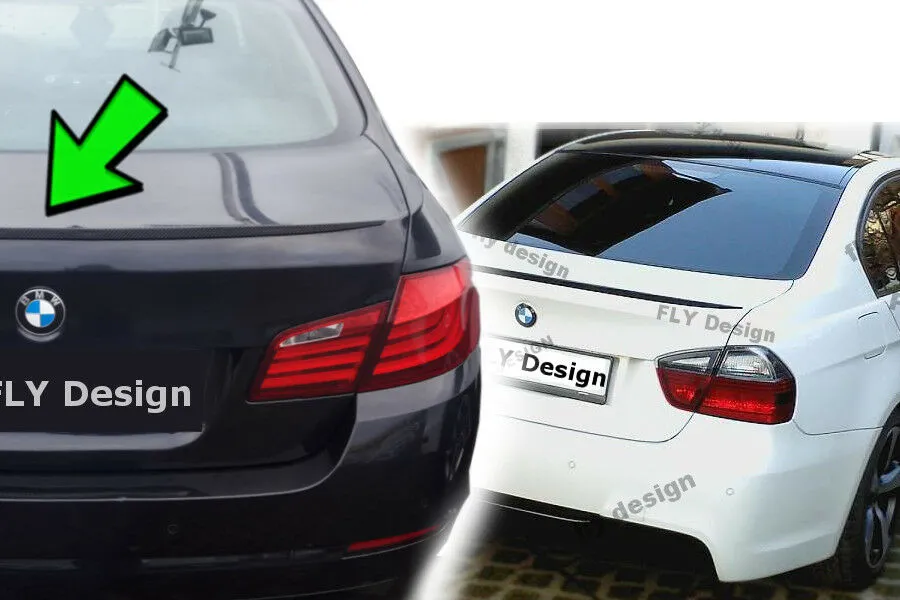 für BMW E90 tuning Carbon spoiler lippe heckspoilerlippe kurz & slim abrisskante