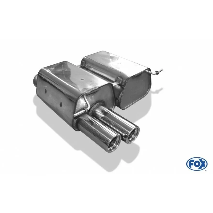 FOX Endschalldämpfer für BMW E90/91 318i/ 320i