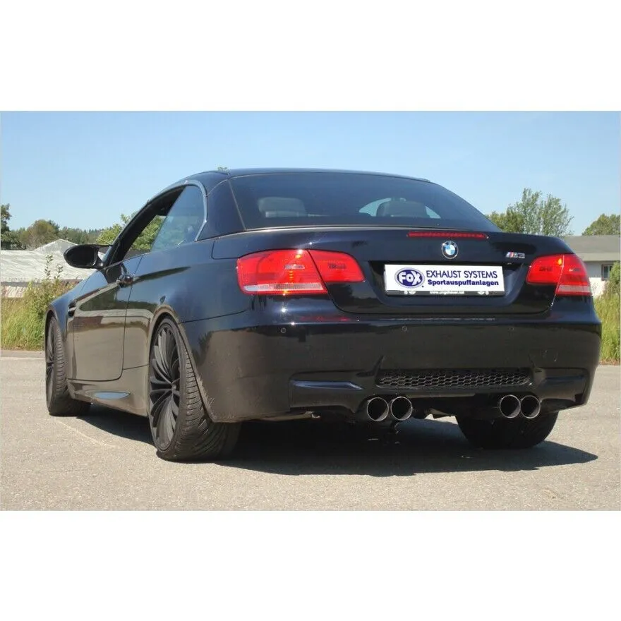 FOX Endschalldämpfer für BMW E93 M3 Cabrio - Super Sound