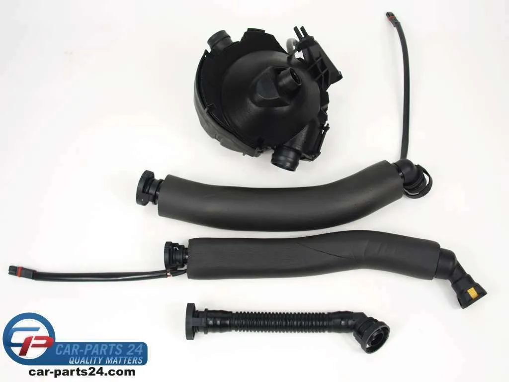 Kurbelgehäuseentlüftung KGE Ölabscheider BMW N52 Motor E81 E90 E60 E65 bis 10.05