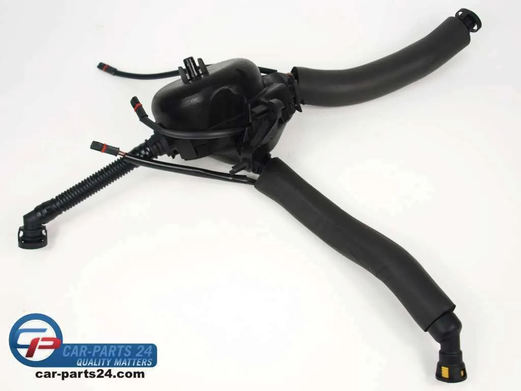 Kurbelgehäuseentlüftung KGE Ölabscheider BMW N52 Motor E81 E90 E60 E65 bis 10.05