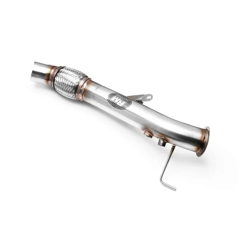 RM Motors Downpipe für BMW 3er 318d E90 ohne Kat Ersatzrohr Edelstahl V2A
