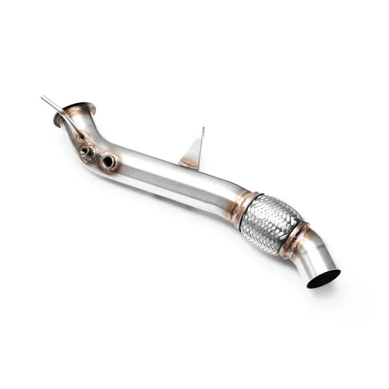 RM Motors Downpipe für BMW 3er 318d E90 ohne Kat Ersatzrohr Edelstahl V2A