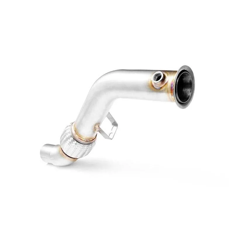 RM Motors Downpipe für BMW 3er 318d E90 ohne Kat Ersatzrohr Edelstahl V2A