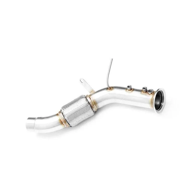 RM Motors Downpipe für BMW 3er 325d E90 ohne DPF  Kat Ersatzrohr Edelstahl V2A