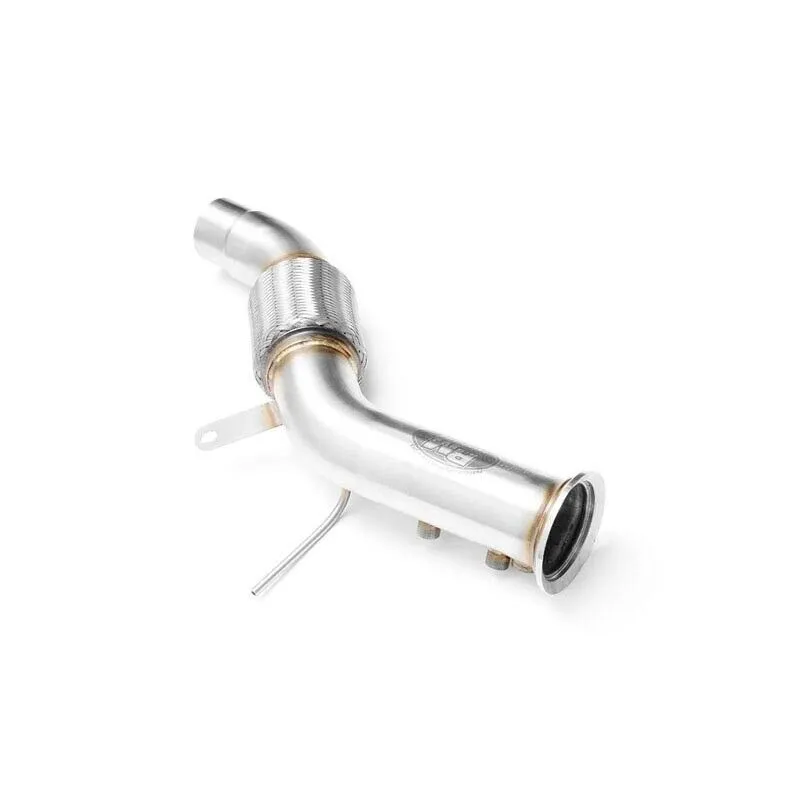 RM Motors Downpipe für BMW 3er 325d E90 ohne DPF  Kat Ersatzrohr Edelstahl V2A