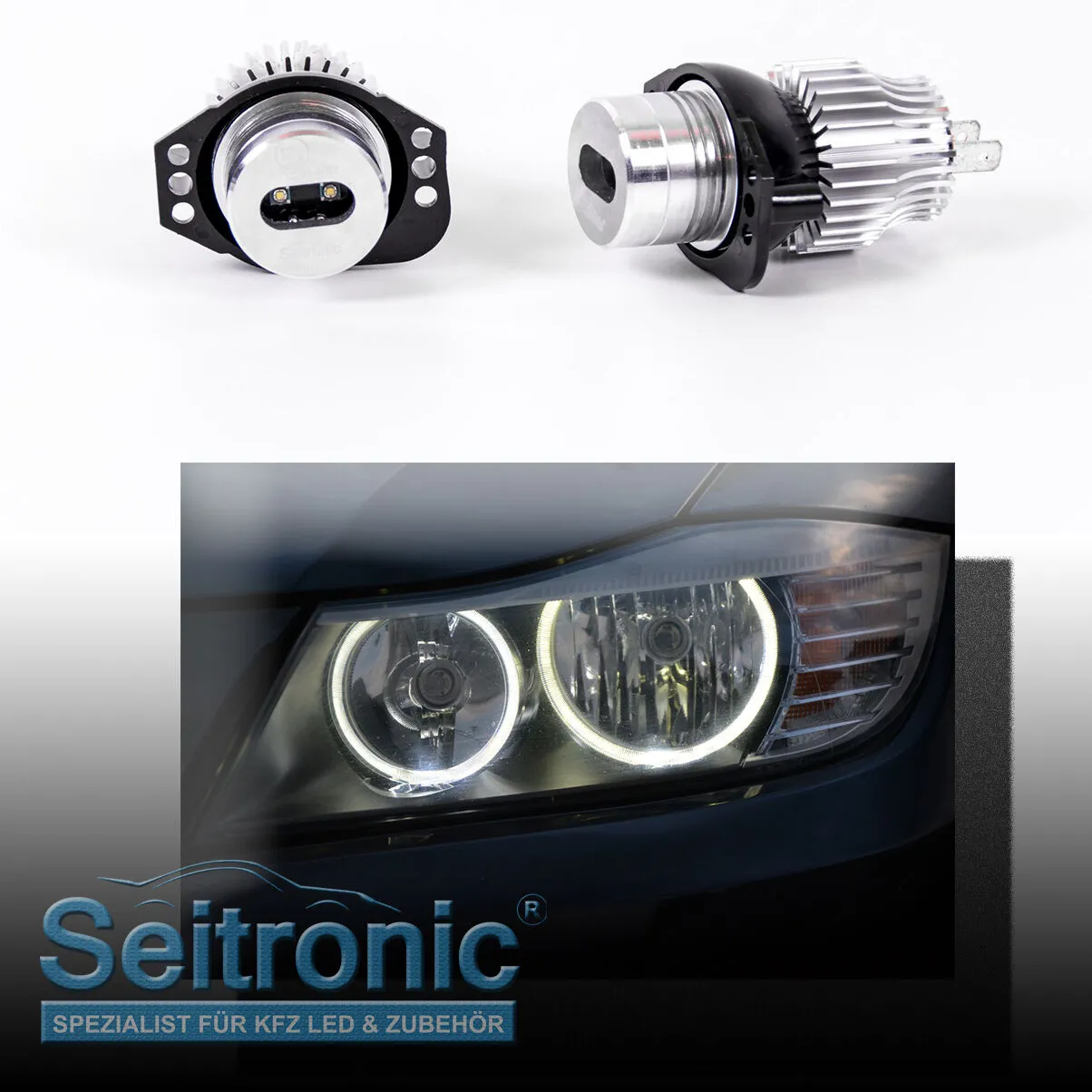 LED Angel Eyes für BMW E90 E91 XENON WEISS Standlicht für BMW Corona Ringe