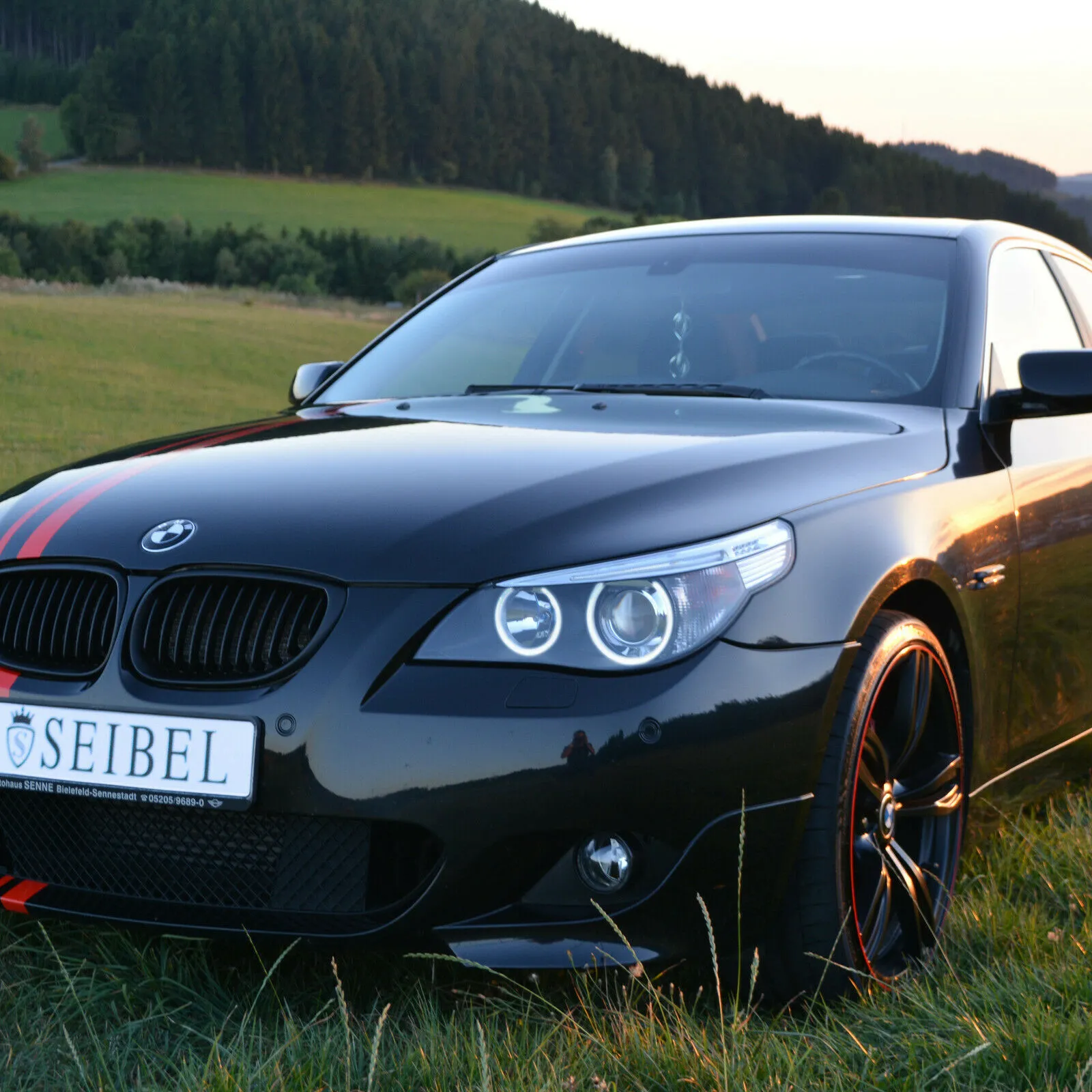 H8 LED Angel Eyes für BMW 3er E90 E91 LCI mit Xenon ( ab Bj. 09.2008 Facelift )